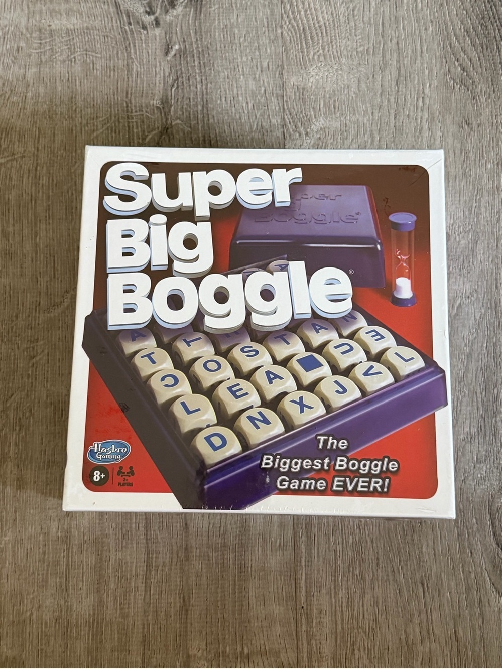 Hasbro Super Big Boggle - Purple Game Unit with White Letter Dice